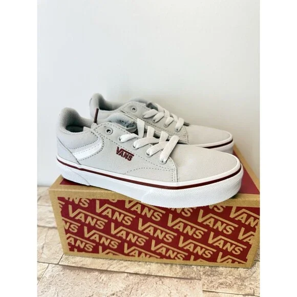 NWT VANS UNISEX/YOUTH SNEAKERS/SHOES SZE 12 PURE GREY - Picture 8 of 13